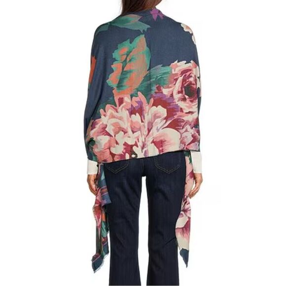 Vince Camuto Accessories - Vince Camuto Inky Floral Super Soft Scarf Wrap NWT